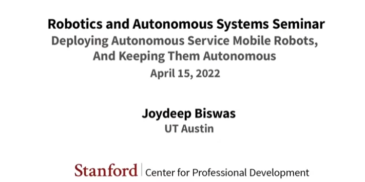 Robotics and Autonomous Systems Seminar